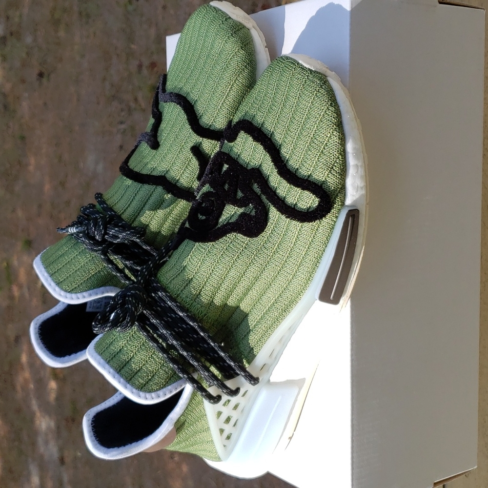 Used pair of Pharrell Adidas HU NMD